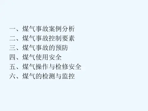 冶金煤气事故预防与控制