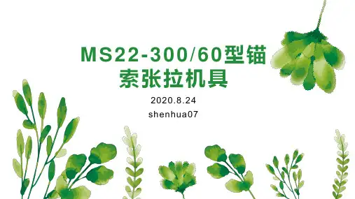 锚索张拉机具