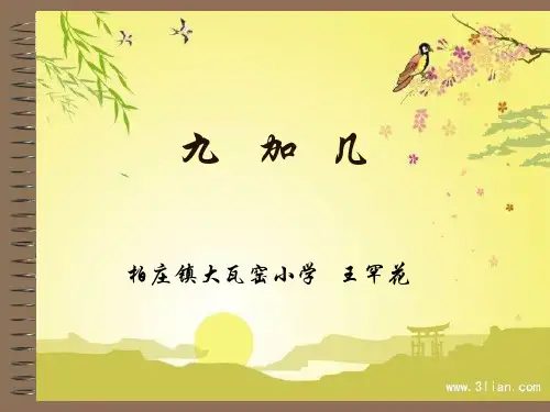 人教版一年级数学上册9加几1精品PPT课件