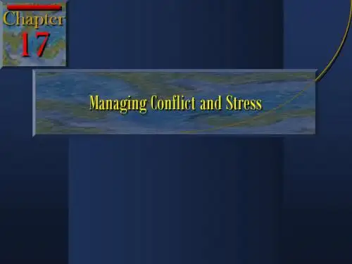 Unit 17 Conflict Management