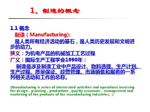 1 先进制造技术概述1