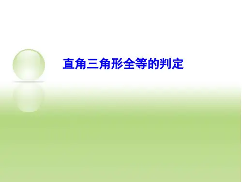 几何证明举例HL