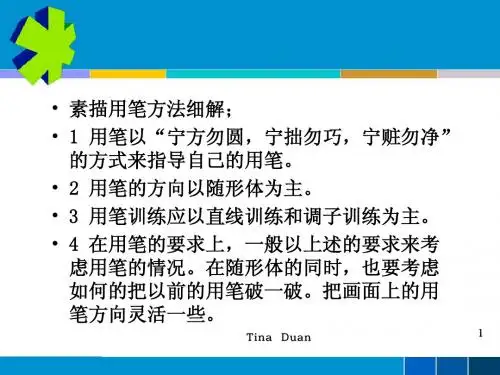 素描基础知识入门