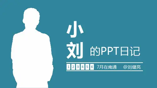 PPT个人日记模板