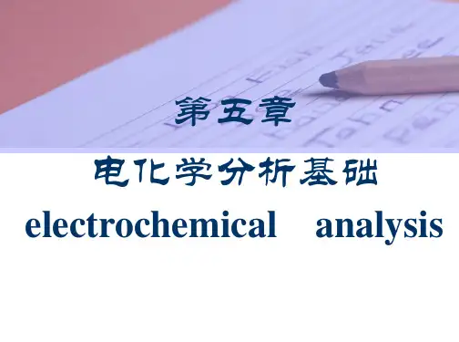 电化学分析
