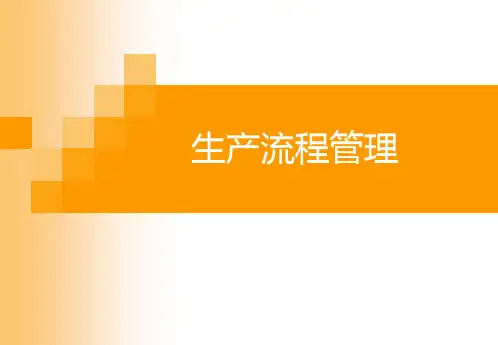 生产流程管理