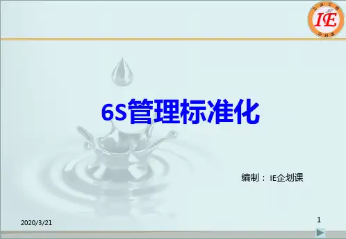 6S标准化(161022)PPT课件