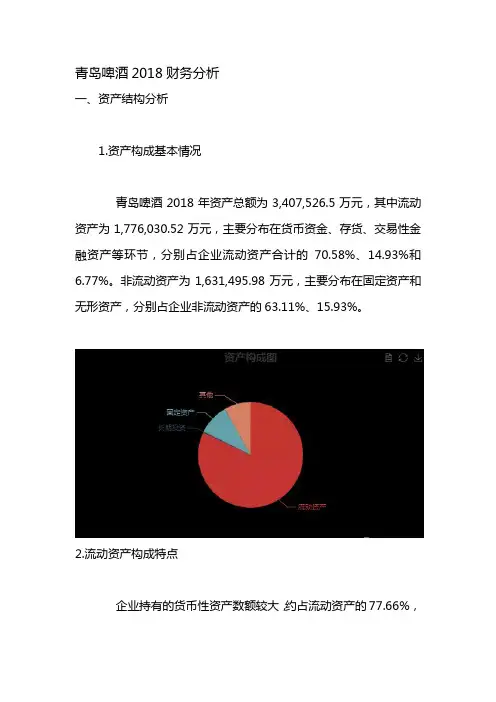 青岛啤酒2018财务分析