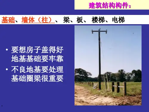 (工程概论建筑结构)3.3.1 地基与基础