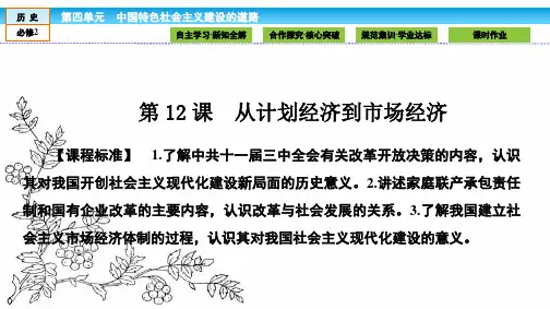 2016-2017学年(人教版)高中历史必修2课件:第四单元 中国特色社会主义建设的道路.12