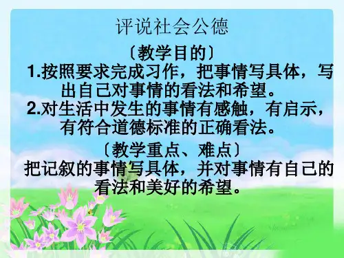 评说社会公德.ppt1