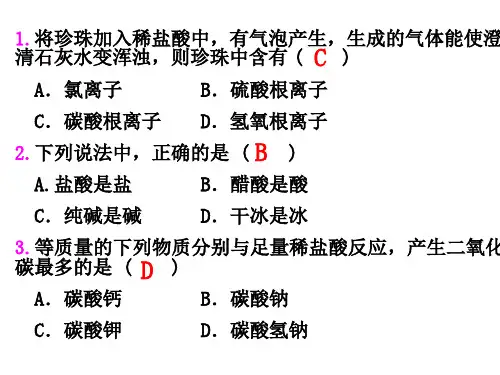 第十一单元盐化肥复习课件