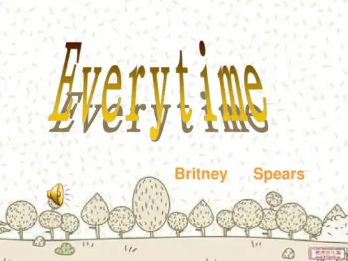 Everytime 歌词