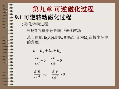 铁磁学-可逆磁化过程