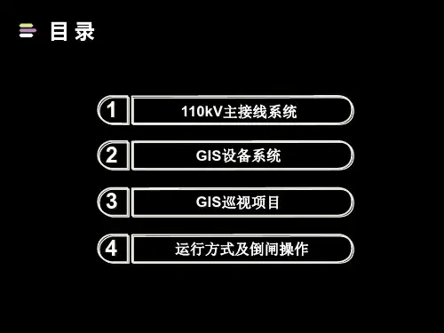 110kVGIS电气主接线系统专题培训课件