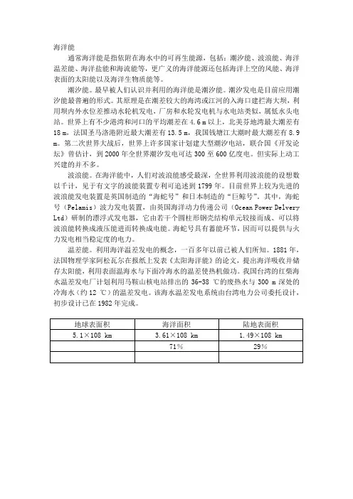 海洋能