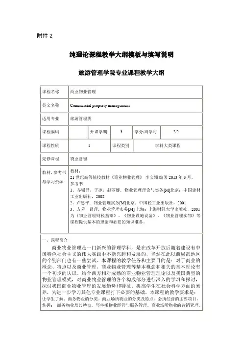 商业物业管理