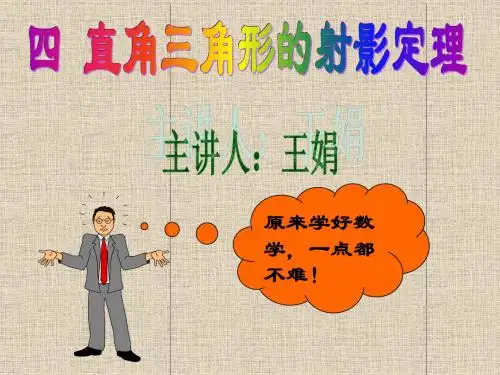 11直角三角形的射影定理
