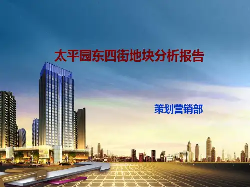 太平园东四街地块分析报告PPT课件