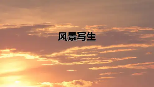 【人教版】六年级美术上册第5课-风景写生