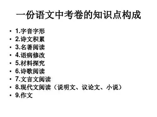 镇江2014年—2016年中考语文试卷一览表