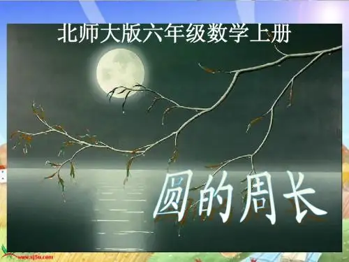 北师大版数学六年级上册《圆的周长》PPT课件