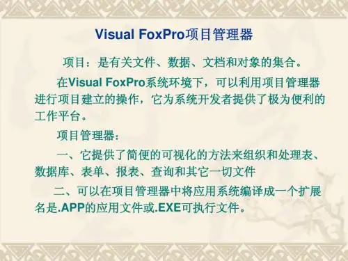 VF第三章:数据库操作