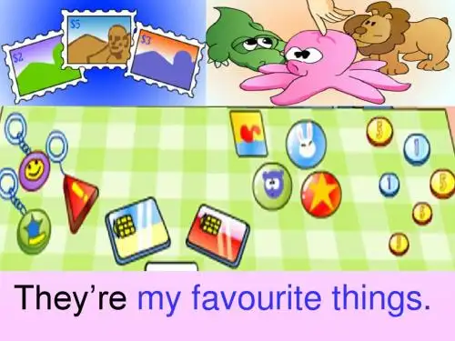 三年级上英语课件-My favourite things -Unit3 PartA深港朗文版