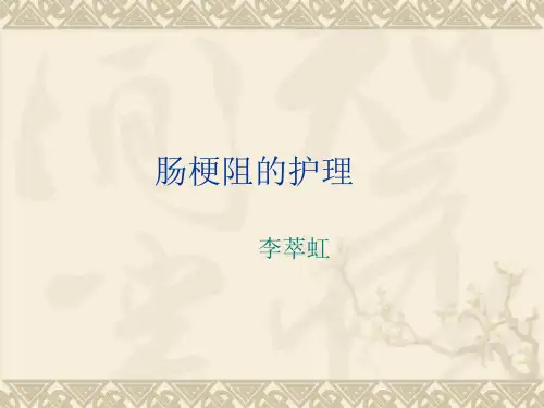 肠梗阻的护理ppt