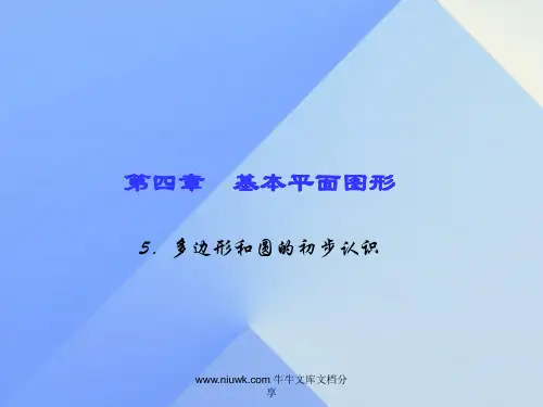 七年级数学上册4基本平面图形5多边形和圆初步认识习题新版北师大版