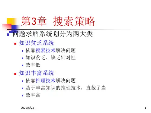 第3章-搜索策略