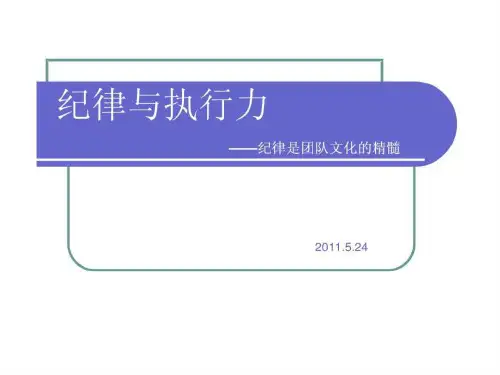 纪律执行力.ppt