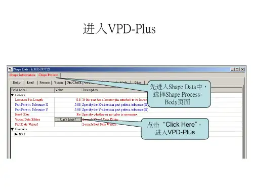 VPD-Plus使用说明