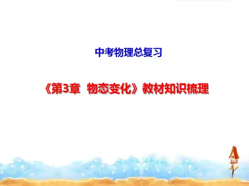 中考物理总复习《第3章 物态变化》课件