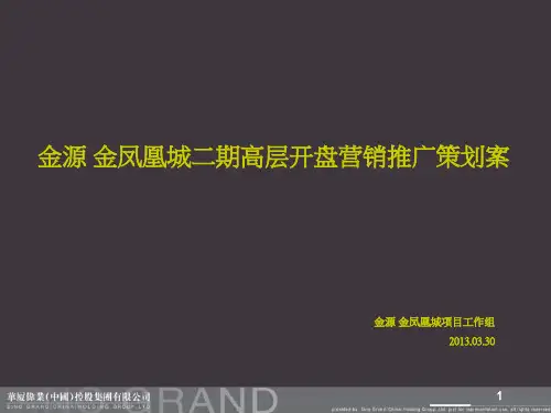 某房地产项目开盘营销推广策划案