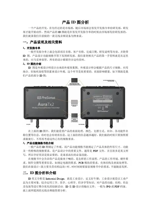产品ID图分析的介绍