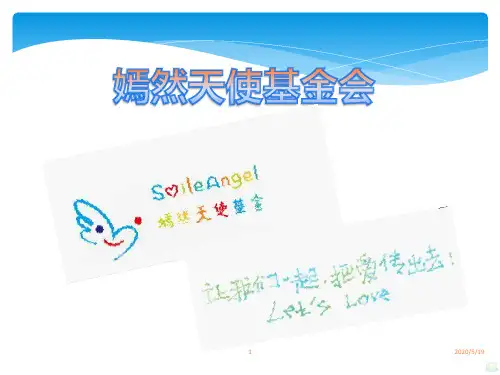 嫣然天使基金会PPT课件