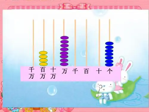 苏教版四年级数学上册·认数