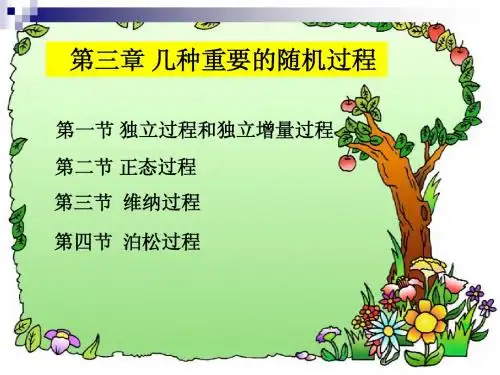 第三章 几种重要的随机过程
