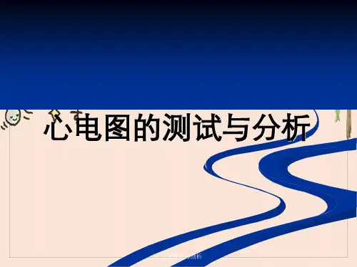 心电图测试与剖析