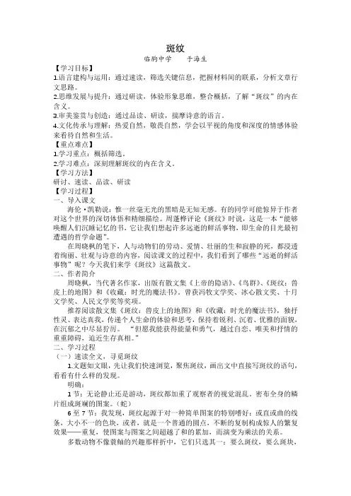 斑纹