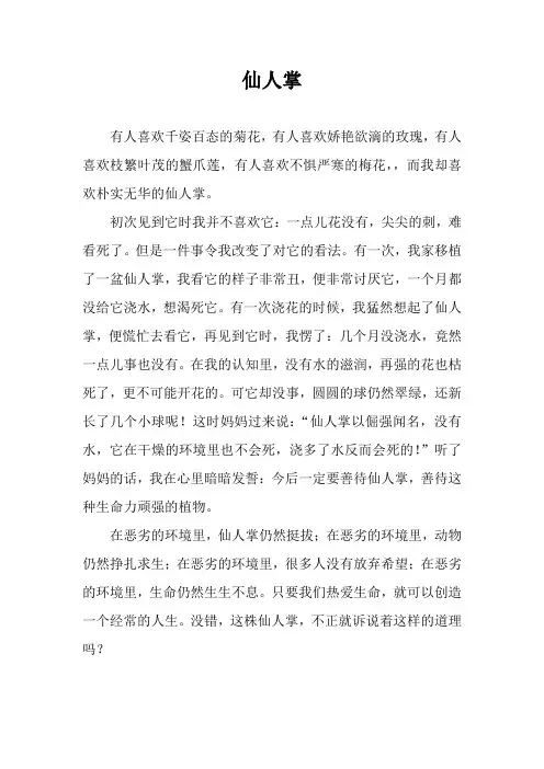 仙人掌
