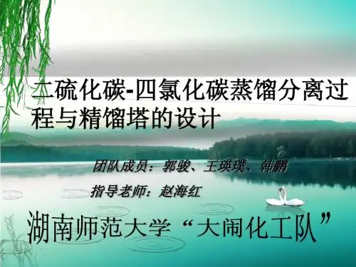 化工设计答辩终稿