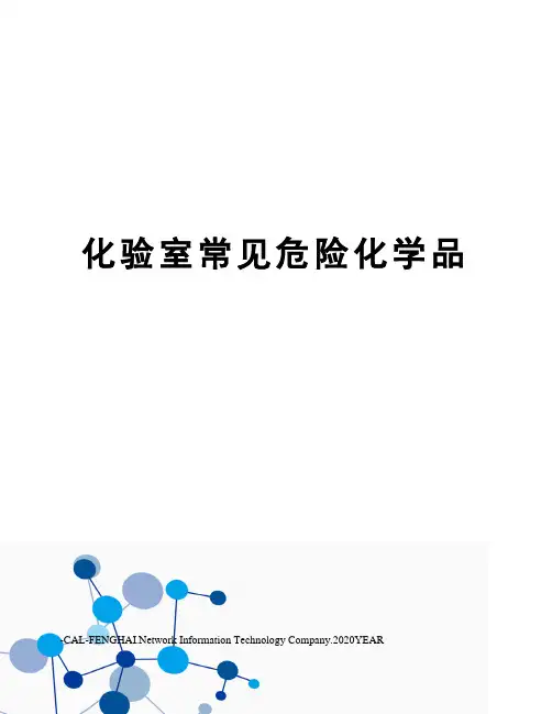 化验室常见危险化学品 2