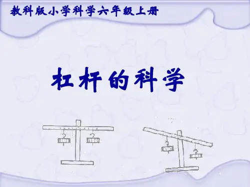 《杠杆的科学》精品课件PPT