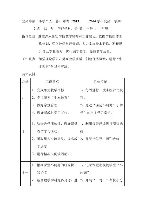 计划