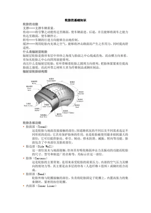 汽车轮胎的基础知识