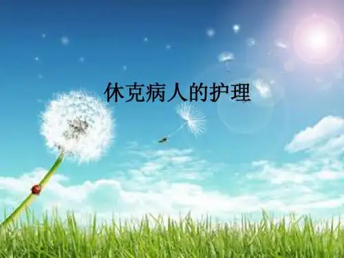 休克病人的护理