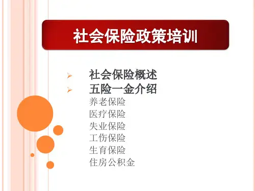 社会保险政策培训