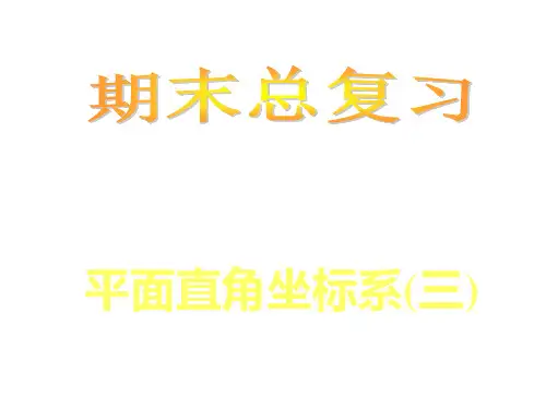 平面直角坐标系3(教学课件2019)
